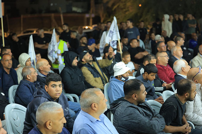 المشتركة تفتتح مقرها الانتخابي في كسيفة في النقب